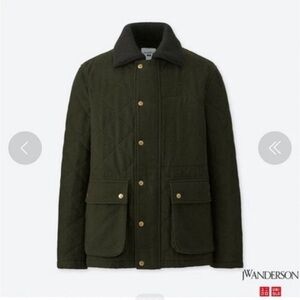 J.W. Anderson x Uniqlo Men's Green Quilted Jacket Sz S